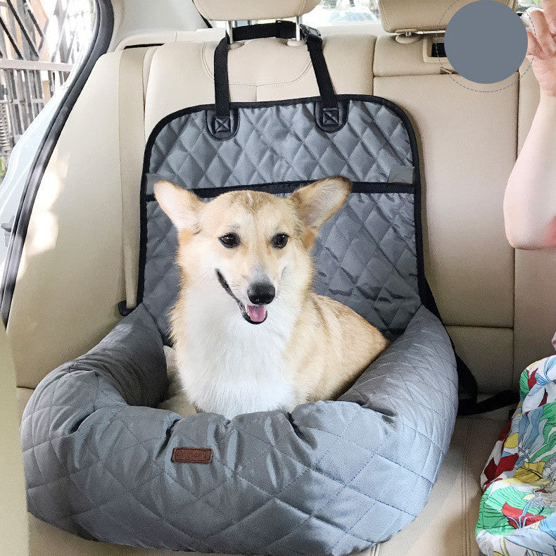 2-in-1 Pet Bed for Home & Car Use